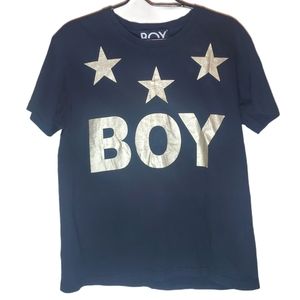 BOY LONDON GOLD FONT TEE